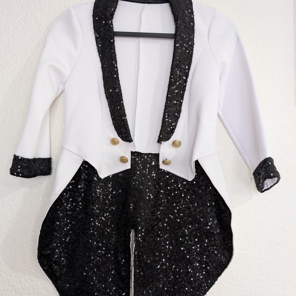 This is a Weissman Studio Exclusive Ultra Sparkle sequin blazer dance costume